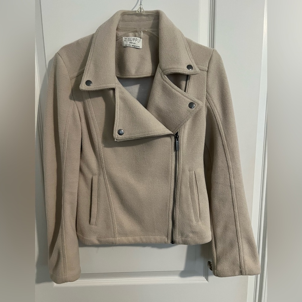 Z Supply Women's Cream Jacket size M